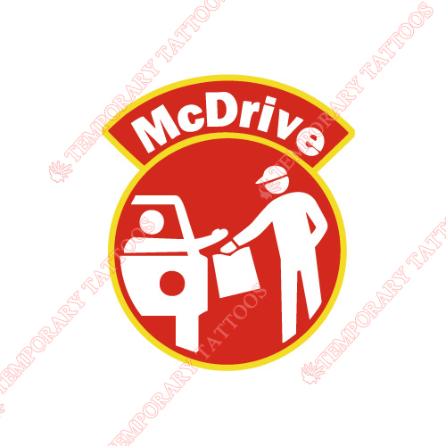 McDonalds Customize Temporary Tattoos Stickers NO.5564